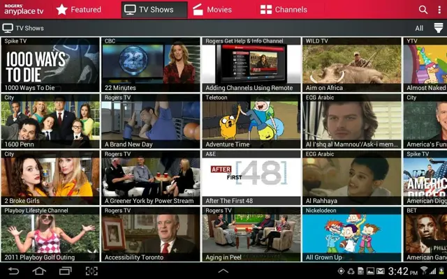 Anyplace TV android App screenshot 3